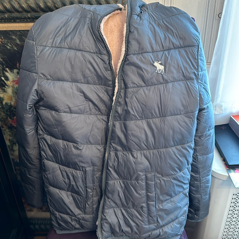 Abercrombie Kids reversible winter coat, hardly worn!